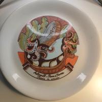 Piatto Ceramica De Simone Autogrill Piani D'invrea