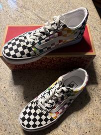 Scarpe Vans Ward Rainbow Black/White nr. 39