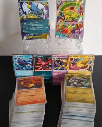 kit 220 Carte Pokemon + carte speciali ultra rare