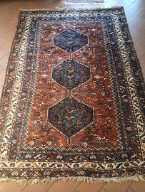 Tappeto persiano Khamseh Morghi antico 