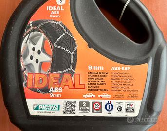 Catene da neve IDEAL ABS 9 mm nuovissime