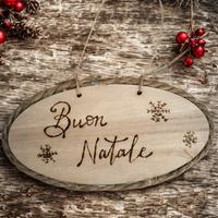 targhette in legno pirografate