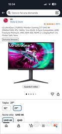 Monitor LG Ultragear 27GR93U 4k