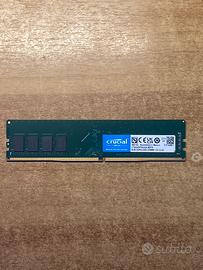 Ram crucial 8GB ddr4
