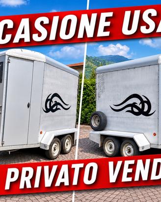 Trailer van per cavalli usato Turatello 1 e 1/2