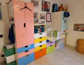 3  Armadi e 1 fasciatoio ikea stuva camera bambini