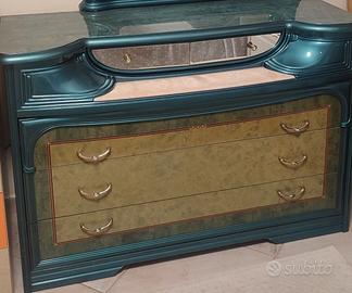 Comò+specchiera+due comodini