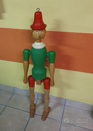 Pinocchio in legno vintage