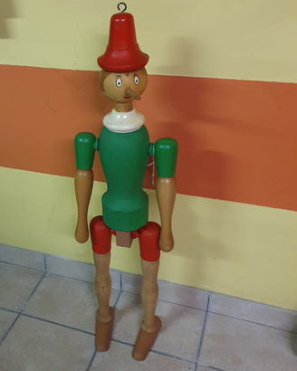 Pinocchio in legno vintage