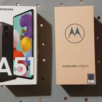 Samsung A 51 e Motorola 