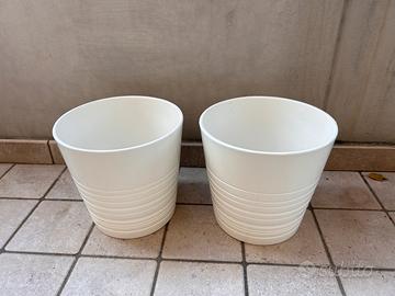 Vaso da fiori decorativo in porcellana bianca IKEA