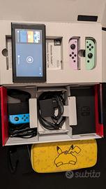 Nintendo Switch + joycon + custodia + scatola 