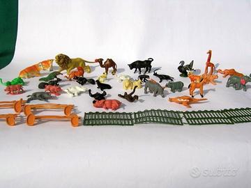 Animali plastica 42 pezzi