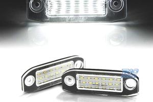 LUCI TARGA A LED PER VOLVO C30, S40, S60, S80, V70