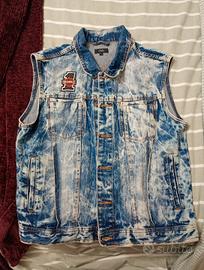 gilet jeans uomo 