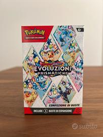 Pokémon Set Bundle 6 Buste Evoluzioni Prismatiche