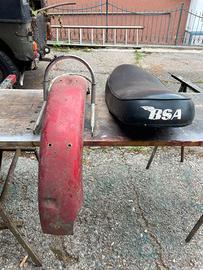Sella Moto BSA + Parafango posteriore