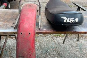 Sella Moto BSA + Parafango posteriore