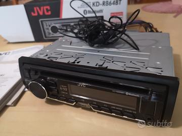 autoradio jvc kd-r864bt con cd, usb, bluetooth