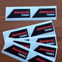 Adesivo motosega Jonsered Turbo 