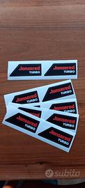 Adesivo motosega Jonsered Turbo 