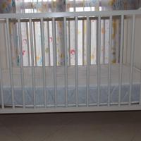 Lettino Culla Letto Bambino Ikea Hensvik Materasso