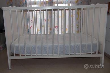 Lettino Culla Letto Bambino Ikea Hensvik Materasso