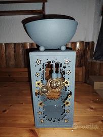 Lampada/Decorazione LED con Ciotola – Stelle