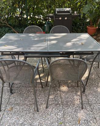Tavolo esterno + sedie da esterno