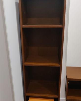 Scaffale Libreria in legno massello 160x30x46