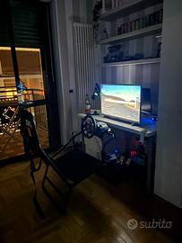 POSTAZIONE GTLITE SIM RACING PIEGHEVOLE