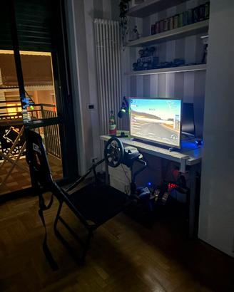 POSTAZIONE GTLITE SIM RACING PIEGHEVOLE