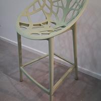 2 sgabelli alti 65 cm colore celadon