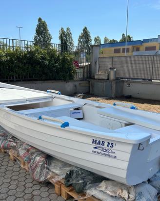 Barca Lancia in Vetroresina Maro Mas 15 Nuova