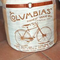 Pouf country provenzale in cotone imbottito 