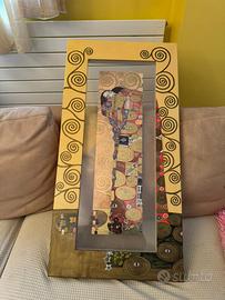 Quadro l’abbraccio di klimt