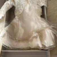 Vestitino battesimale 3 pezzi