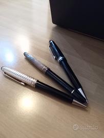 Set 3 penne Montblanc Meisterstuck ORIGINALI