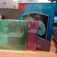 contenitori CD e DVD doppi.