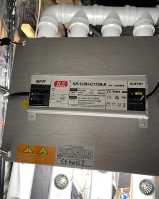 Serra indoor idroponica completa NFT LED 300W grow