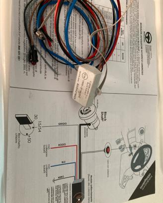 Modulo anti avviamento e avvisatore x bock shaft