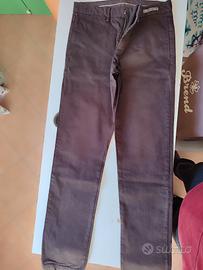 pantalone Paul Taylor tg 46 marrone 