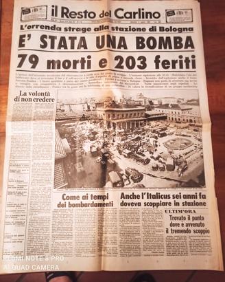 il Resto del Carlino - strage stazione Bologna
