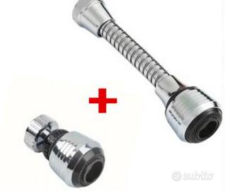 rubinetto gorgogliatore doccia prolunga bagno