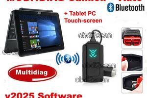 Diagnosi auto Professionale 2025 con tablet TOUCH