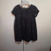 Vestitino bimba 3 anni blu e dorato Chicco