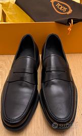 Tod’s Mocassini Uomo pelle nero 43 NUOVI