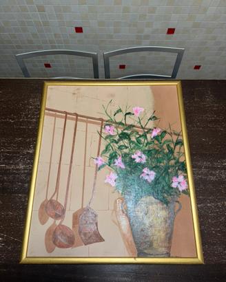 Quadro Natura morta su legno