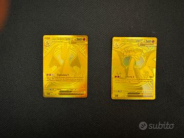 Bundle dei due MegaCharizard Gold