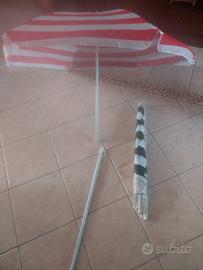 2 ombrelloni da spiaggia nuovi